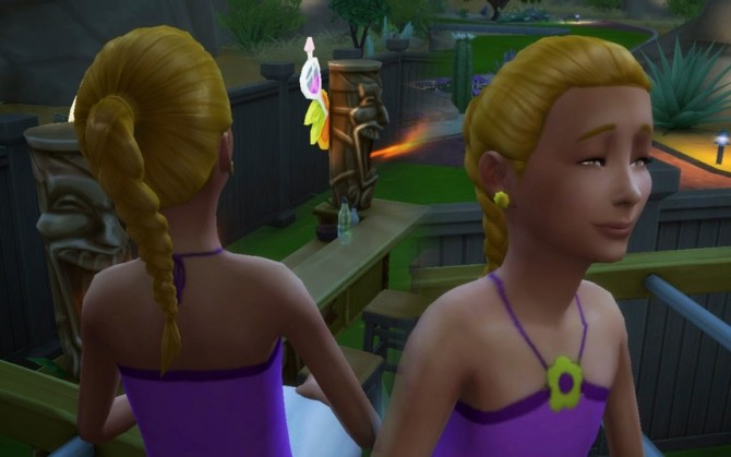 Sims 4 Pony Braid for Girls by Kiara at My Stuff