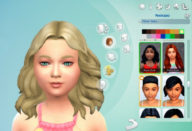 Passion Hair for Girls at My Stuff » Sims 4 Updates