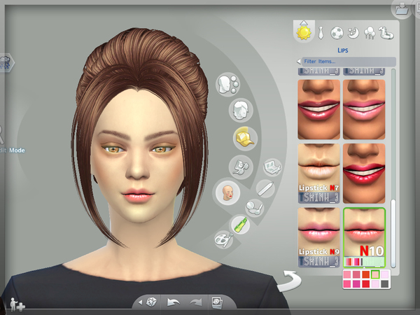 Sims 4 Cherry Glaze Lipstick by tsminh 3 at TSR