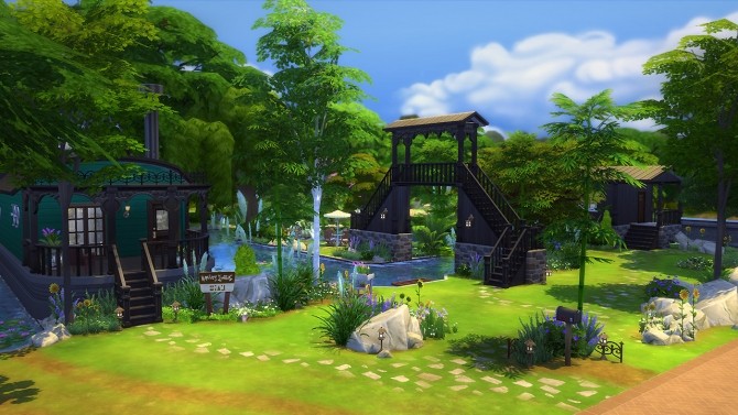 Sims 4 Tampa houseboat at Fezet’s Corporation