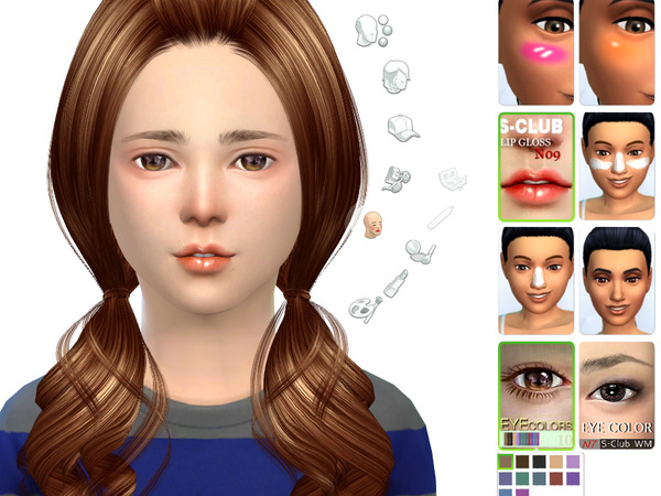 Sims 4 Eyecolors 10 (contacts)  by S Club LL at TSR