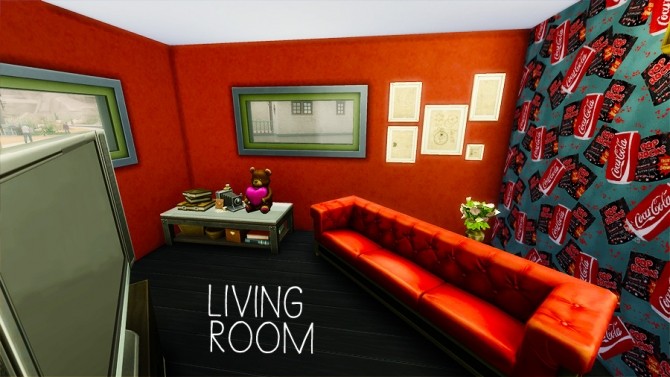 Sims 4 ARTSY 1br, 1ba house by arikur at Mod The Sims