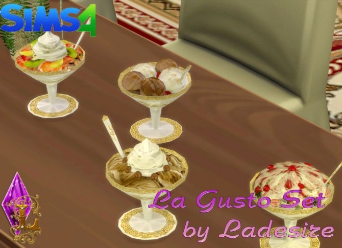 Sims 4 La Gusto Set at Ladesire