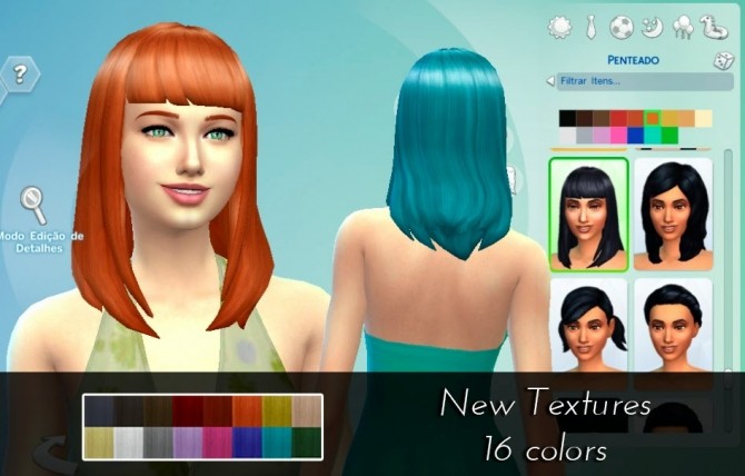 Sims 4 Katy Perry Sweet World Hair + Acessory at My Stuff