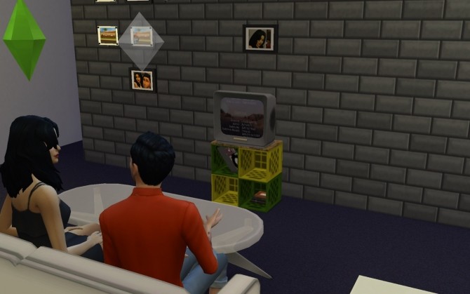 Sims 4 Here’s the Telly ( ts3 conversion) by g1g2 at Mod The Sims