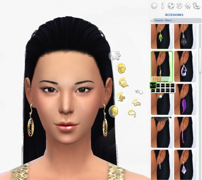 Sims 4 Earrings Set 9 at 19 Sims 4 Blog