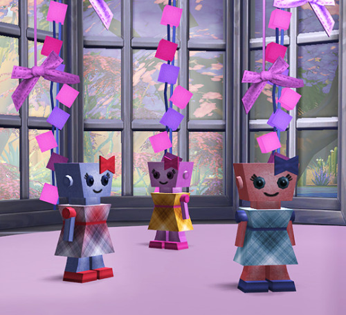 Sims 4 Robbietta Functional toy + Wall lighting garland at Soloriya