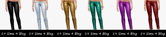 Sims 4 Leather pants set at 19 Sims 4 Blog