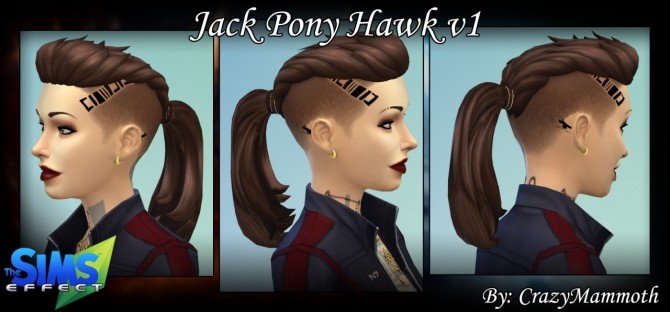 Sims 4 Jack ponys hawk v1 at Crazy Mammoth
