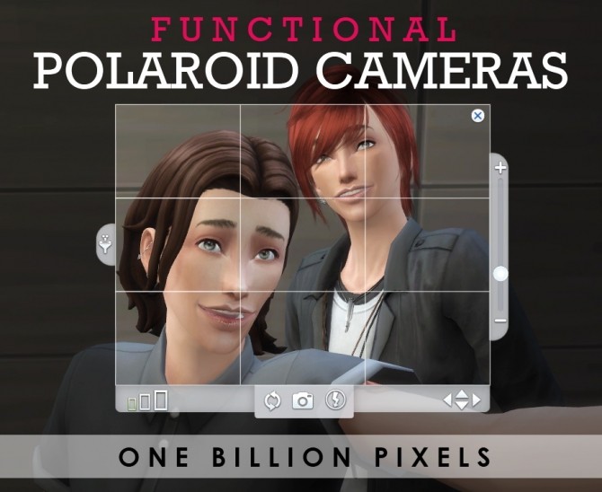 Sims 4 Functional Polaroid Cameras at One Billion Pixels