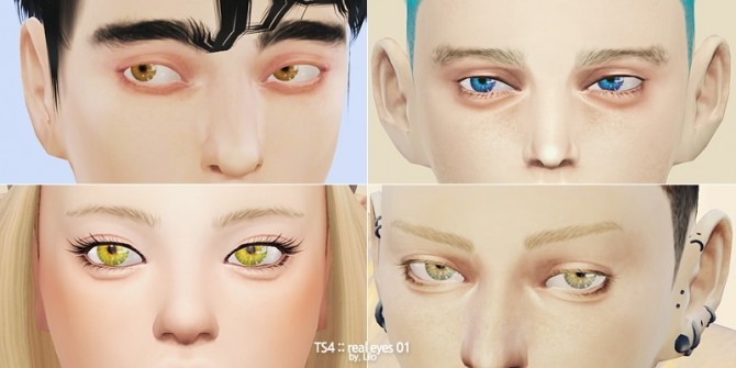 Sims 4 Real eyes 01 at LILO Sims4