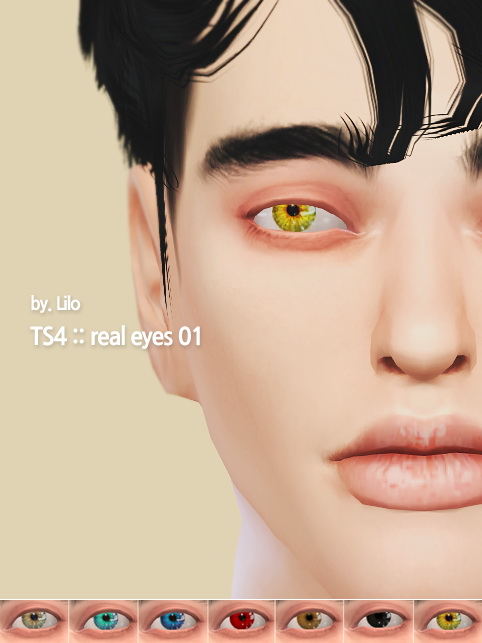 Sims 4 Real eyes 01 at LILO Sims4