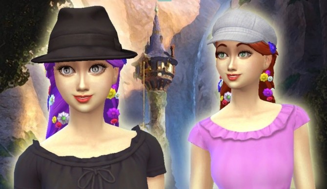 Sims 4 Rapunzel Braid by Kiara at My Stuff