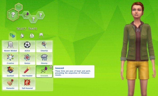 Sims 4 Innocent Trait by Thedarkgod at Mod The Sims