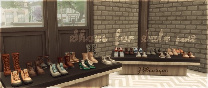 Sims 4 Shoes for Sale part 2 at JSBoutique