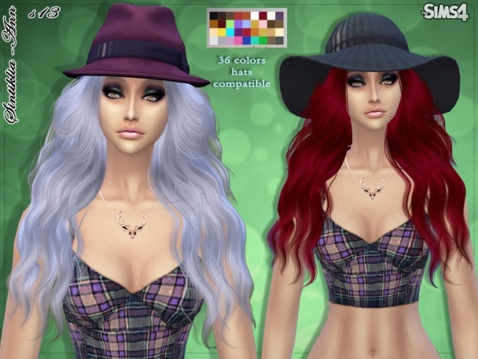 Sims 4 Hair s13 Ann by Sintiklia at TSR
