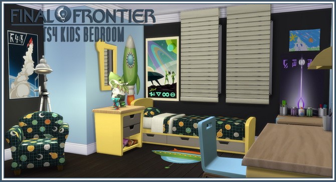 Sims 4 Final Frontier kids bedroom at Jorgha Haq