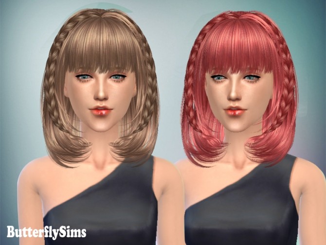 Sims 4 Hair 122 (Pay) by YOYO at Butterfly Sims