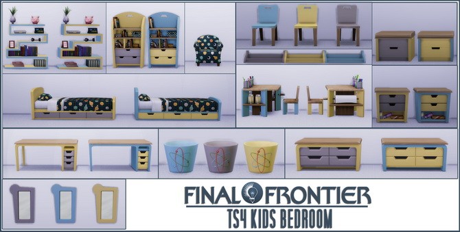 Sims 4 Final Frontier kids bedroom at Jorgha Haq