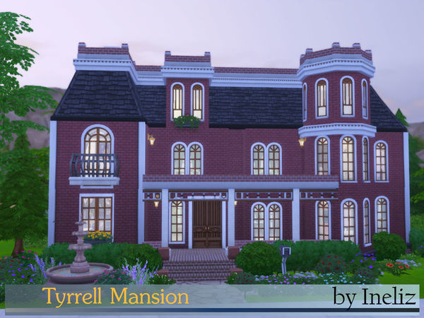 Sims 4 Tyrrell Mansion by Ineliz at TSR