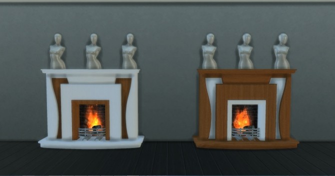 Sims 4 Fire places by AdonisPluto at Mod The Sims