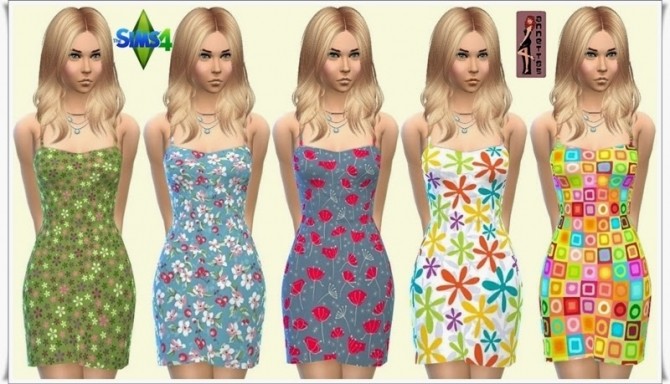 Sims 4 Easy Shirt Dress at Annett’s Sims 4 Welt