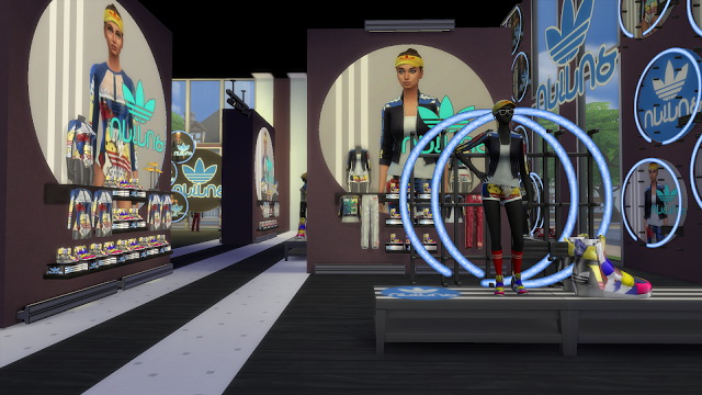 Sims 4 Simlish Athletic Store by jeancr874 at La Boutique de Jean