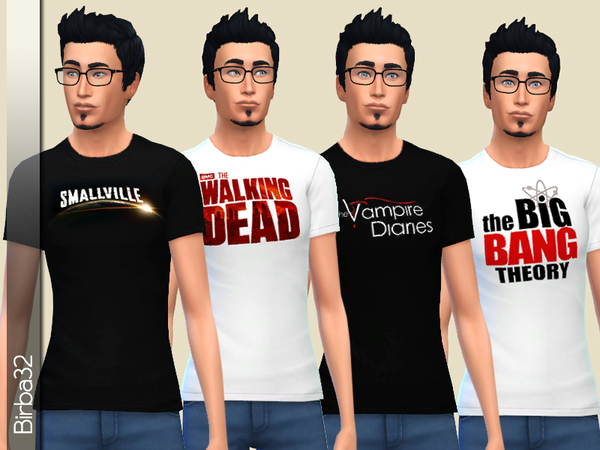 Sims 4 TV series T Shirts by Birba32 at TSR
