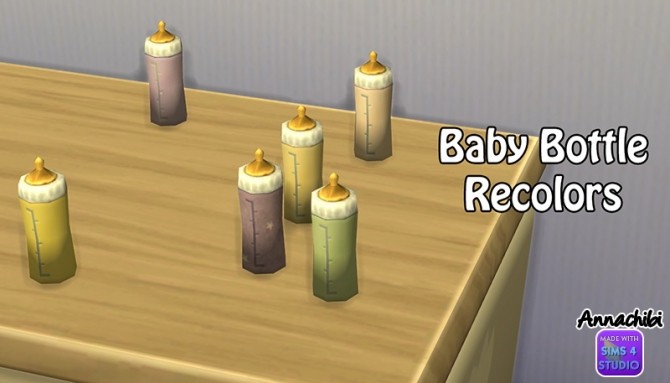 Sims 4 2t4 Maylin’s Cherries Crib + budgie’s baby bottle at Annachibi’s Sims