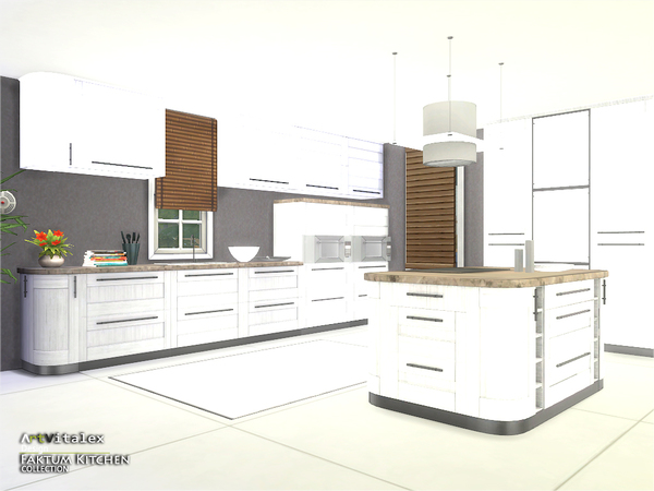 Sims 4 Faktum Kitchen by ArtVitalex at TSR