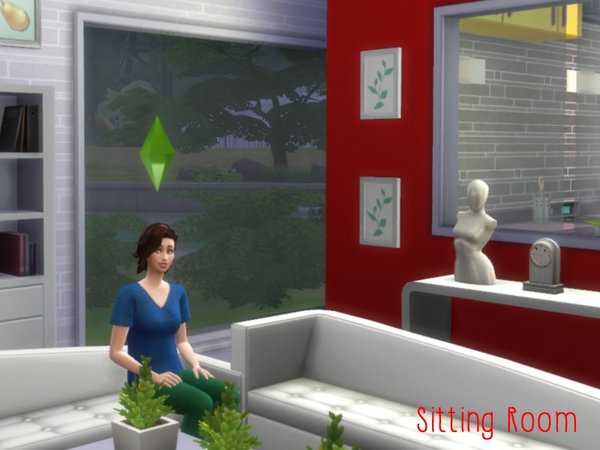 Sims 4 Modern villa by lenabubbles82 at TSR
