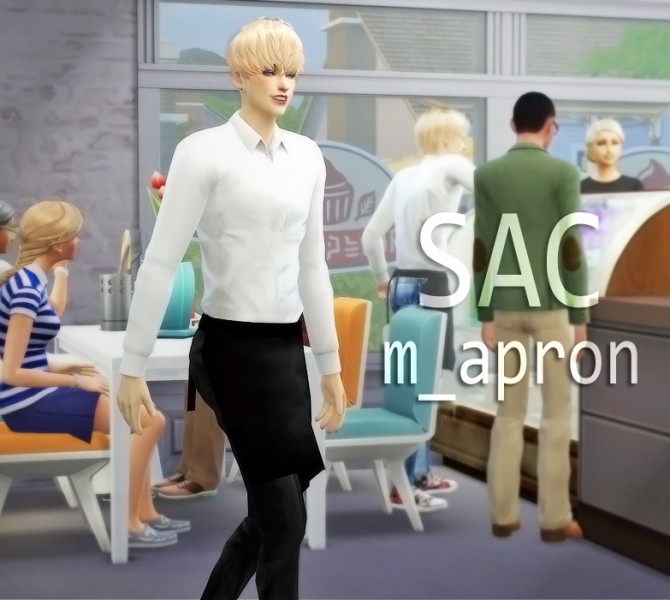 Sims 4 Acc apron for males at SAC