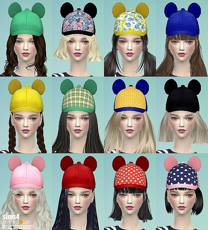 Sims 4 Bear ears cap at Marigold