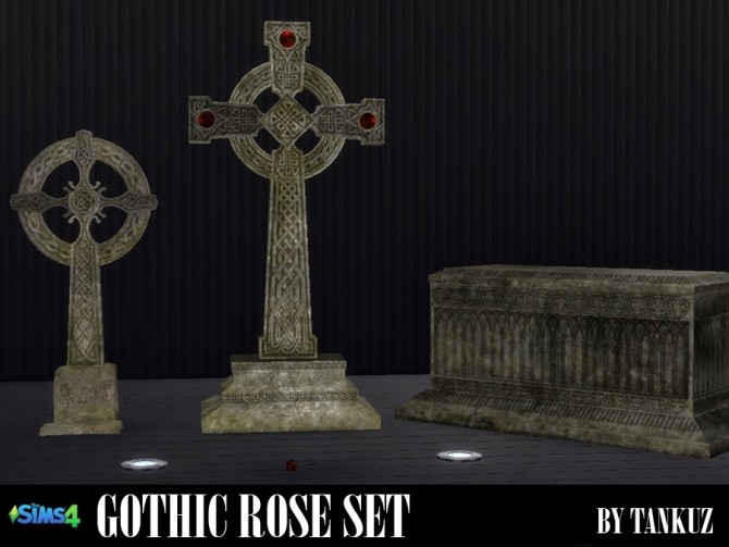 Sims 4 Gothic Rose Set at Tankuz Sims4