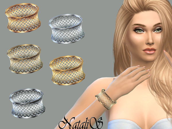 Sims 4 Cage bracelet by NataliS at TSR