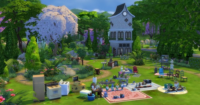 Sims 4 Spring Garage Sale at Studio Sims Creation