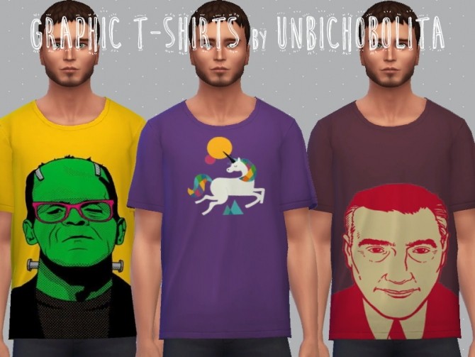 Sims 4 Graphic t shirts at Un bichobolita