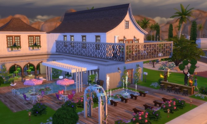 Sims 4 Asian house at Tatyana Name