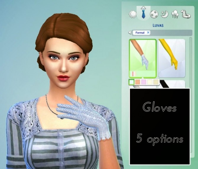 Sims 4 Edwardian Fashion 01 Conversion + Gloves + Hat at My Stuff