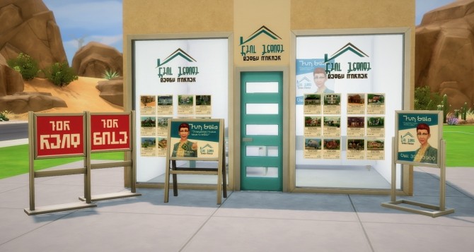 Sims 4 Betsy Marker’s Real Estate Agent Kit at Budgie2budgie