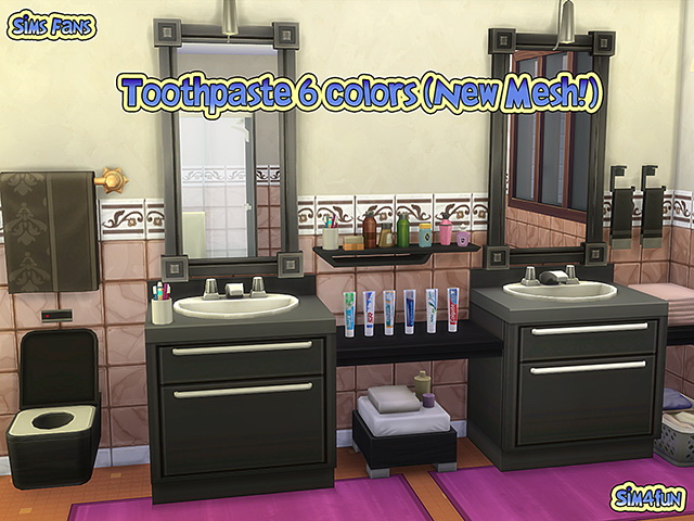 Sims 4 Toothpaste by Sim4fun at Sims Fans