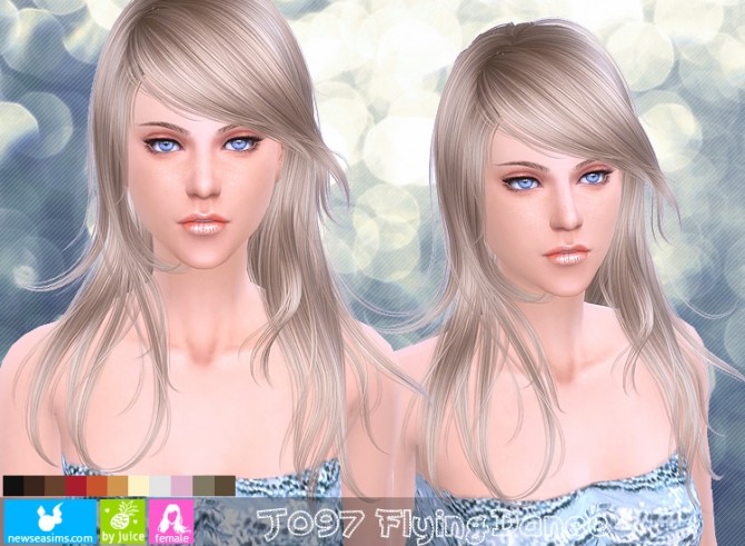 Sims 4 J097 Flying Dance hair (Pay) at Newsea Sims 4