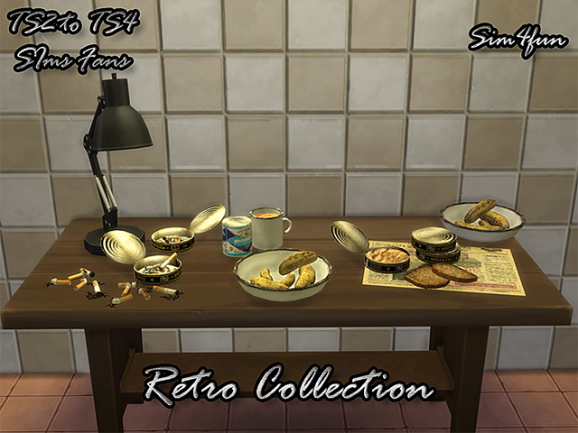 Sims 4 TS2 to TS4 Retro Collection Mini Set by Sim4fun at Sims Fans