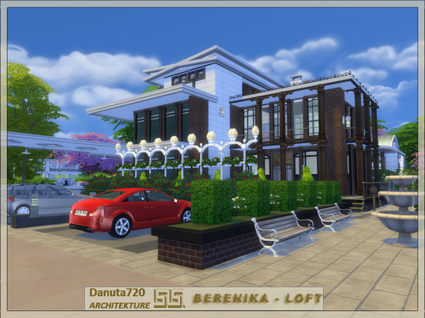 Sims 4 Berenika Loft by Danuta720 at TSR