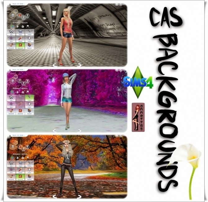 Sims 4 CAS Backgrounds at Annett’s Sims 4 Welt