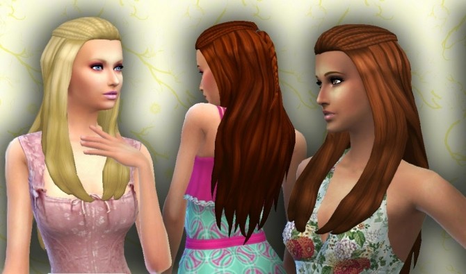 Sims 4 Chanceful Hair by Kiara at My Stuff