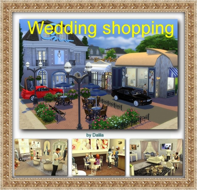 Sims 4 Wedding shopping at Architectural tricks from Dalila