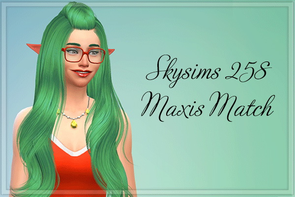 Sims 4 Maxis match hair retextures at Amarathinee