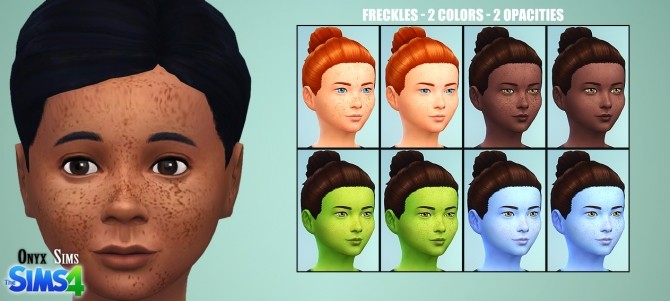 Sims 4 CU Freckles by Kiara Rawks at Onyx Sims