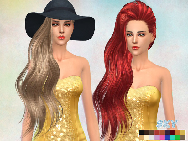 Sims 4 Hair 264 by Skysims at TSR